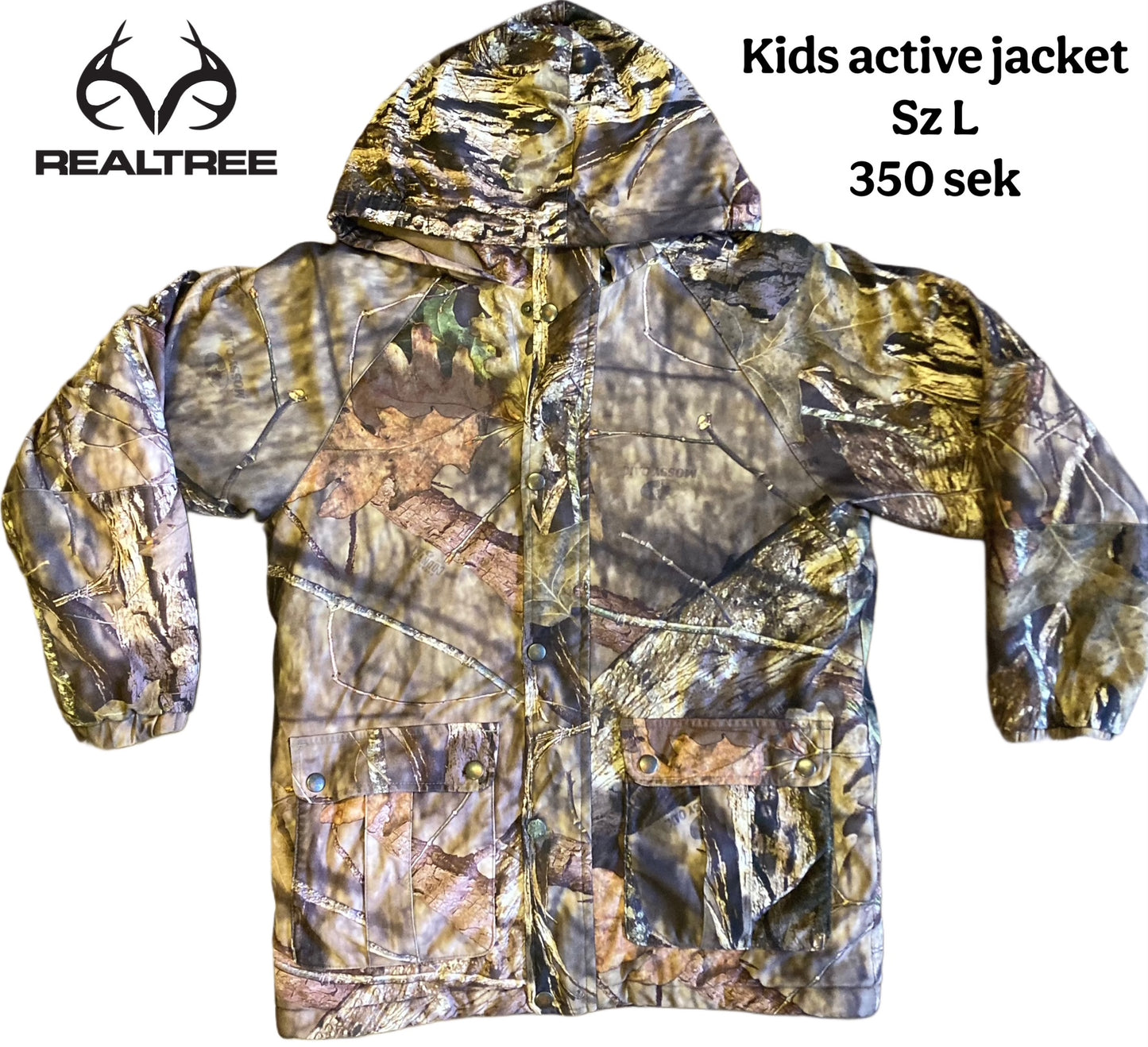 00's Realtree Camouflage active jacket Kids L