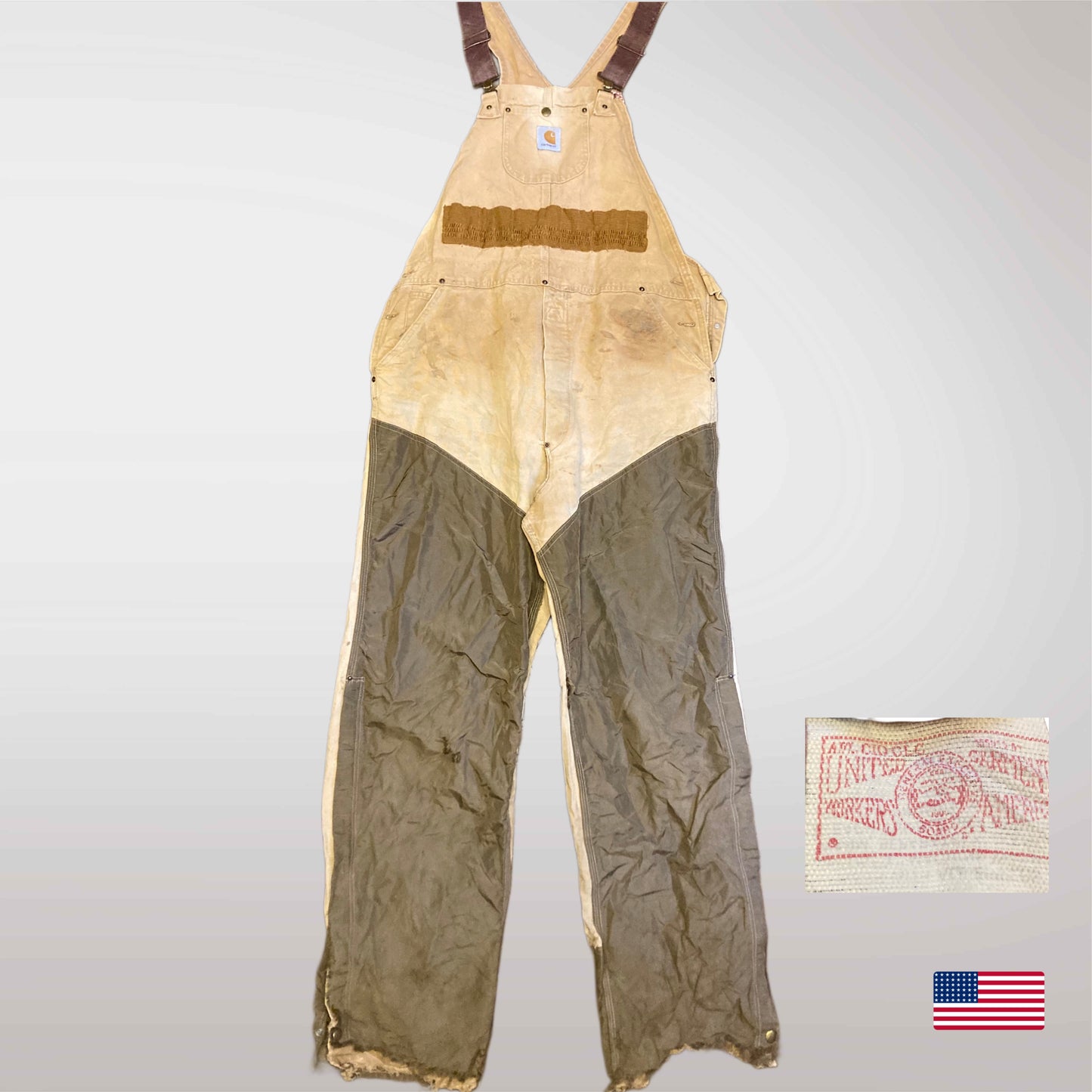Vintage Union Made 80's Carhartt Dungarees W40 L34