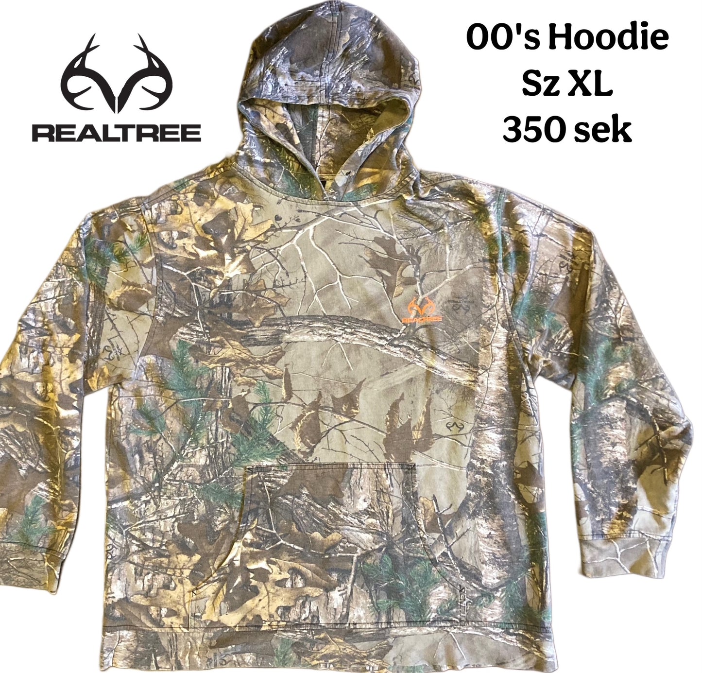00's Men's Realtree Hoodie Sz XL