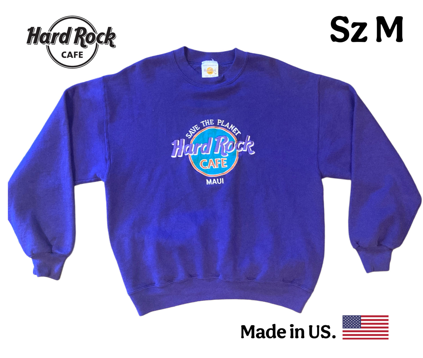 Vintage 1980's Hard Rock Café Sweatshirt Sz M