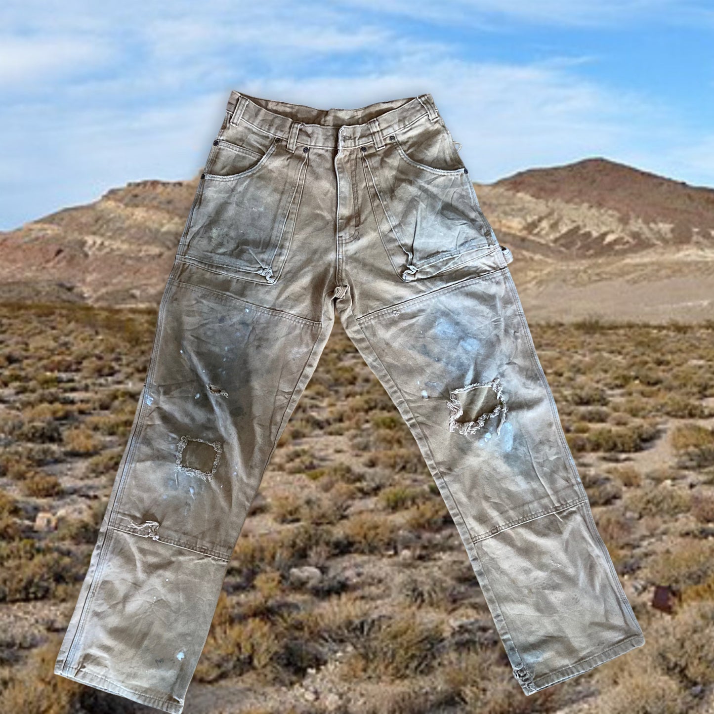 Vtg 90's Dickies carpenter trousers 32x32