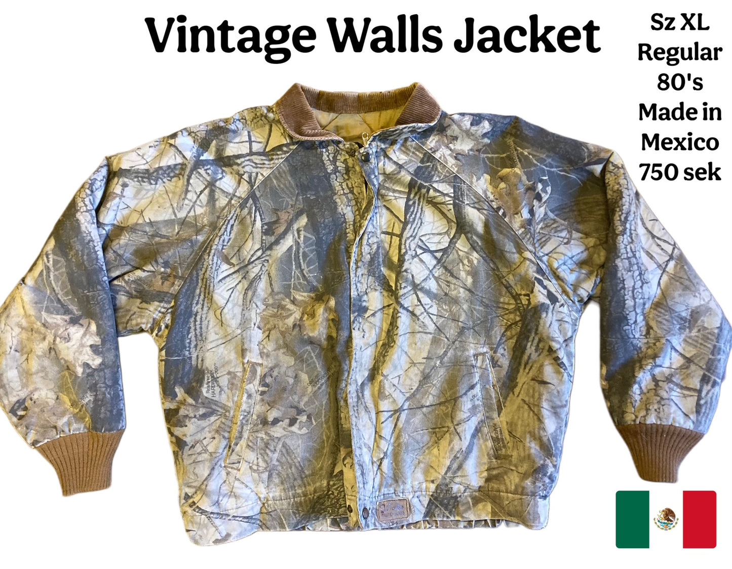 80's Vintage Walls Realtree Jacket Sz XL