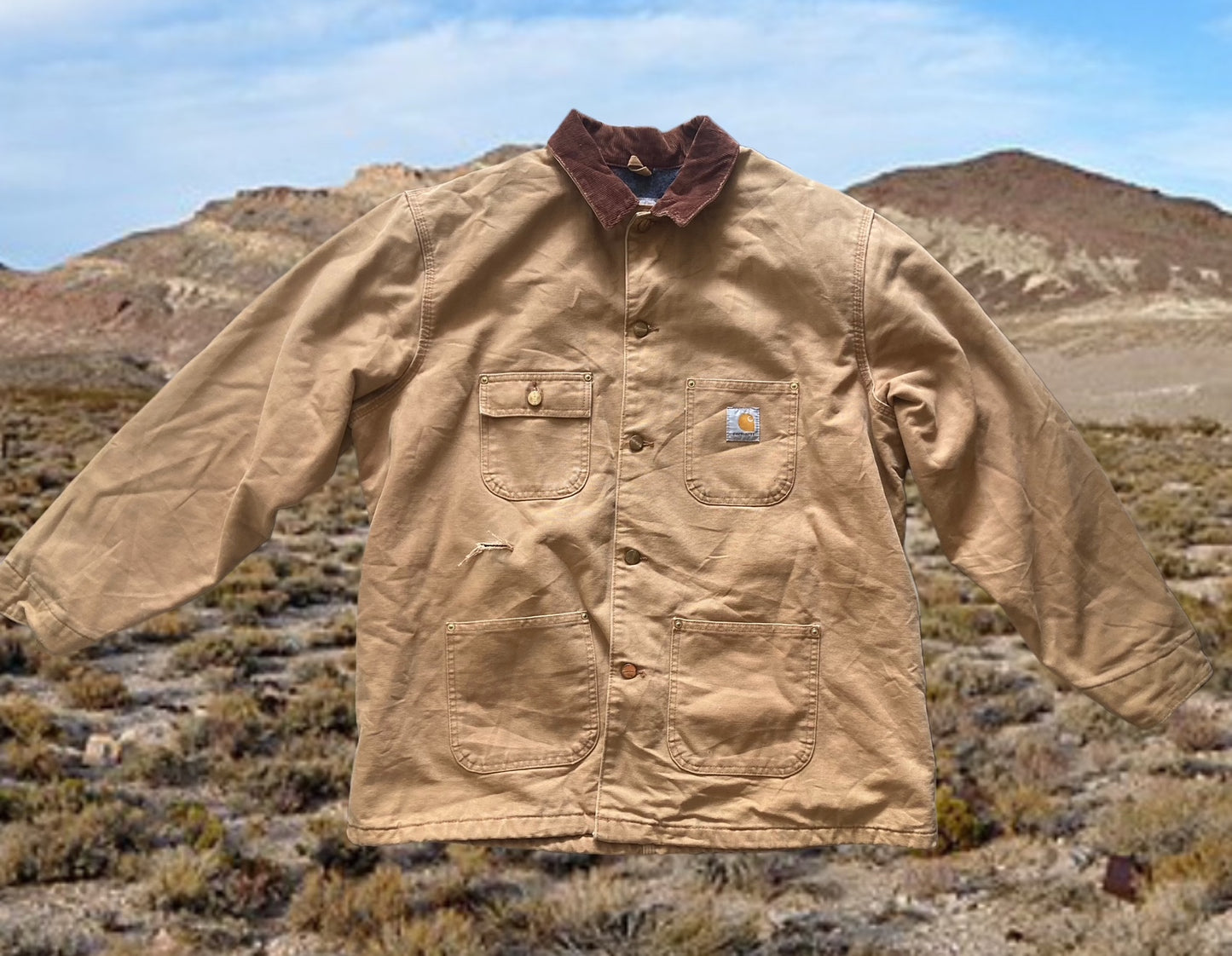 90's Carhartt Chore Blanket lined jacket sz XL