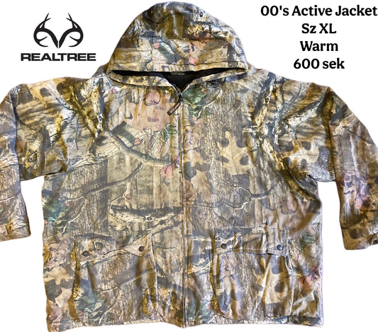 00's Realtree Camouflage Active Jacket Sz XL
