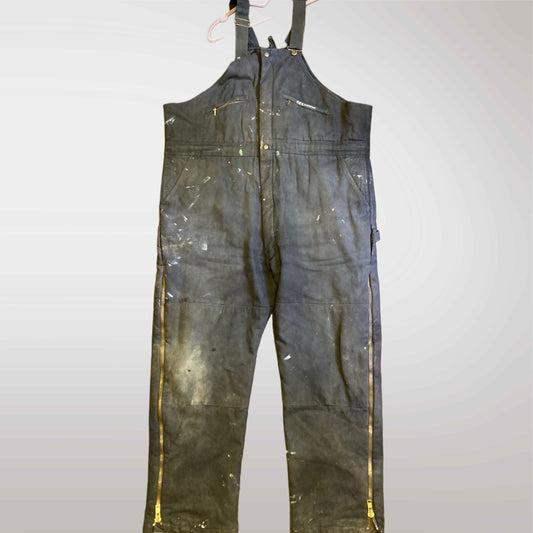 00's KEY Outerwear Black Dungarees 2XL