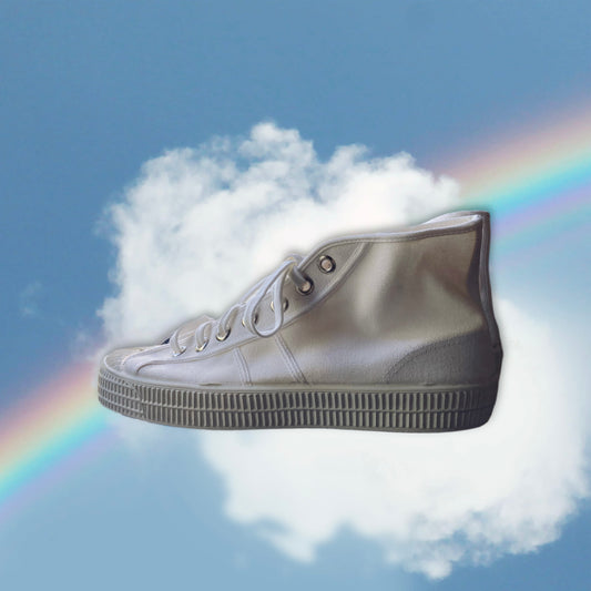 High Top Vulcanized Kozak sneakers 1972