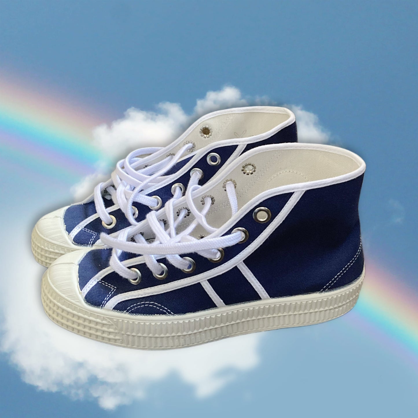 High Top Vulcanized Kozak sneakers 1972