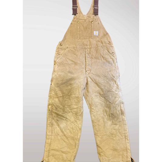Vintage 90's Lined Carhartt Dungarees XL