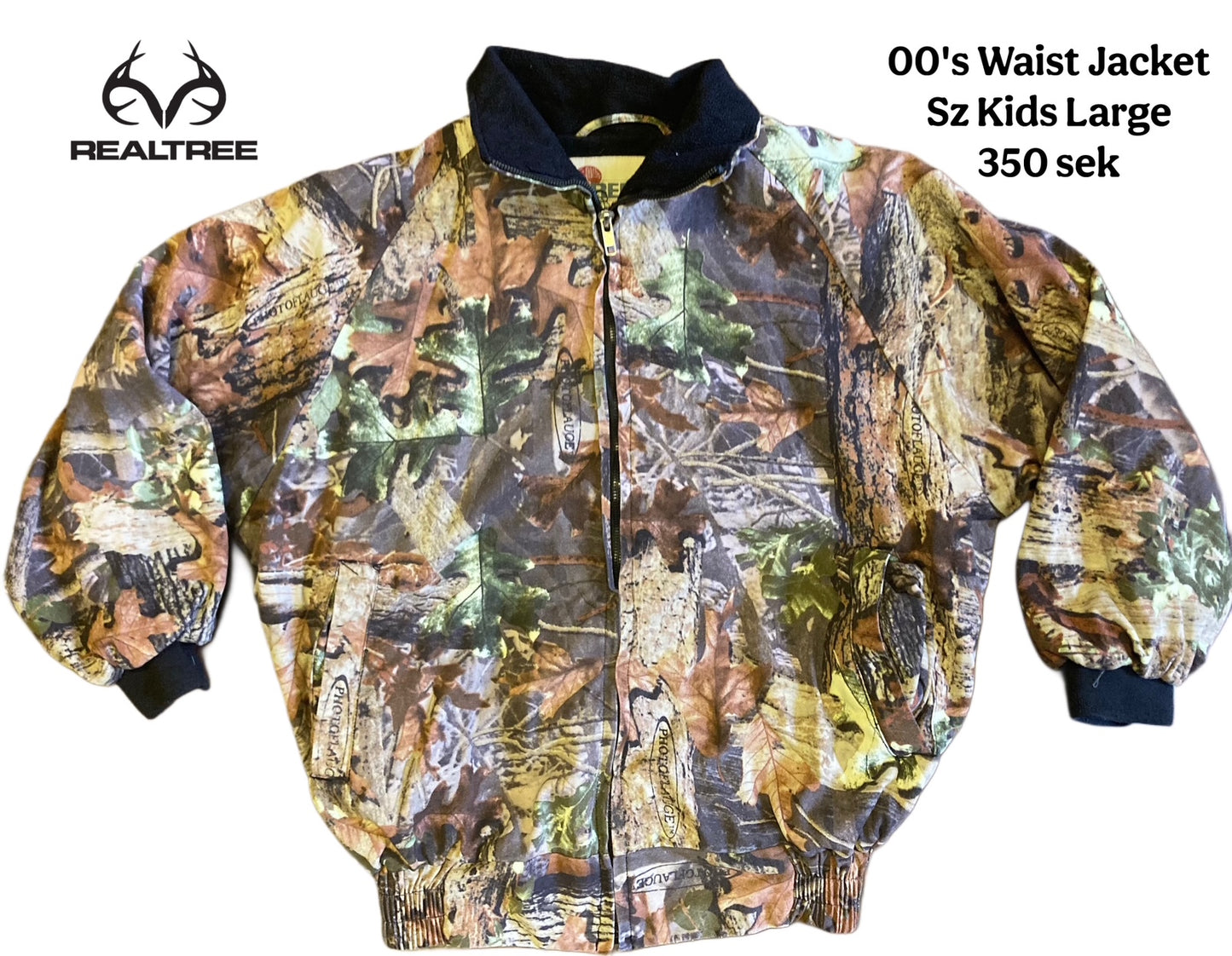 00's Realtree Active Jacket w collar Kids Large