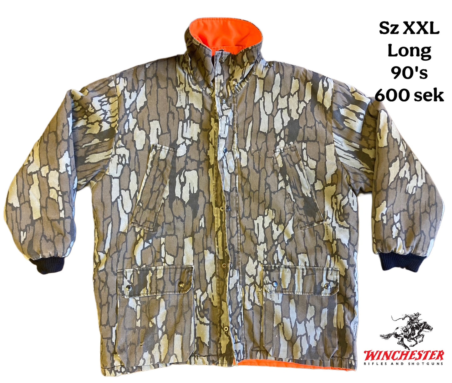 90's Winchester Realtree Camouflage jacket Sz XXL